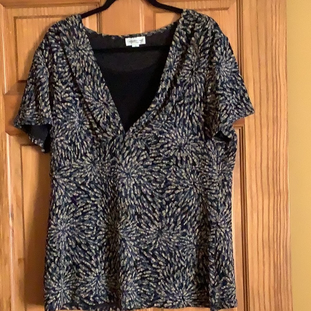 Coldwater Creek print top